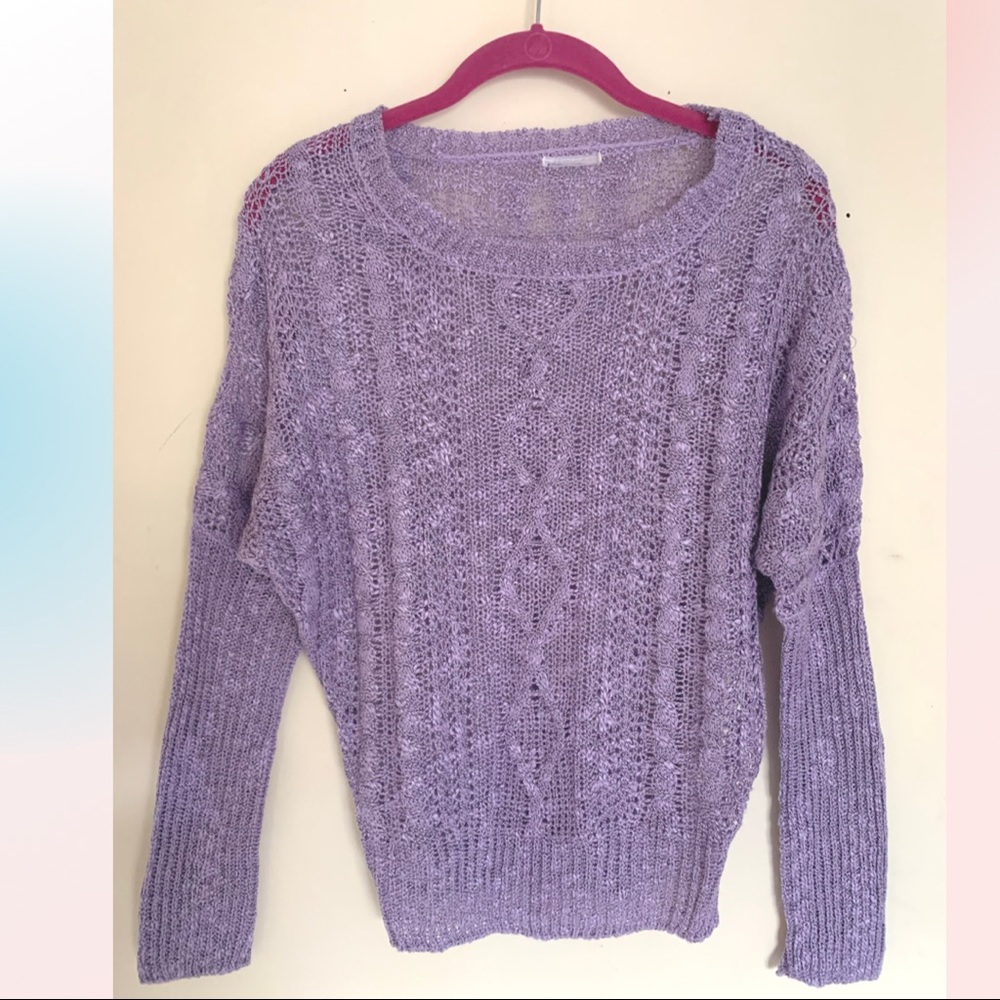 Purple sweater